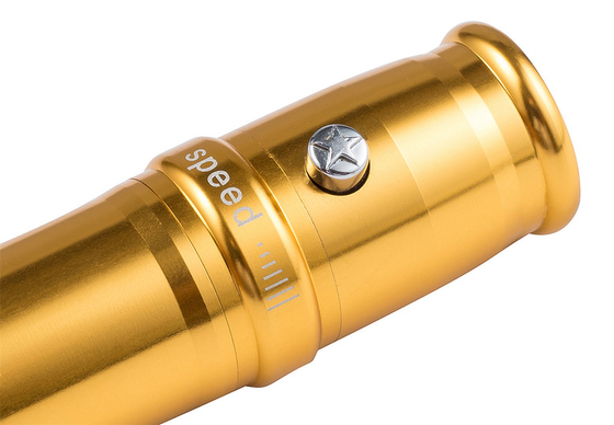 Golden Cosmetic Tattoo Machine Stainless Steel Electric Semi Permanent
