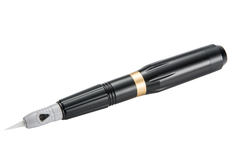 Black Cosmetic Tattoo Machine / Full Throw Semi Permanent Eyebrow Pen